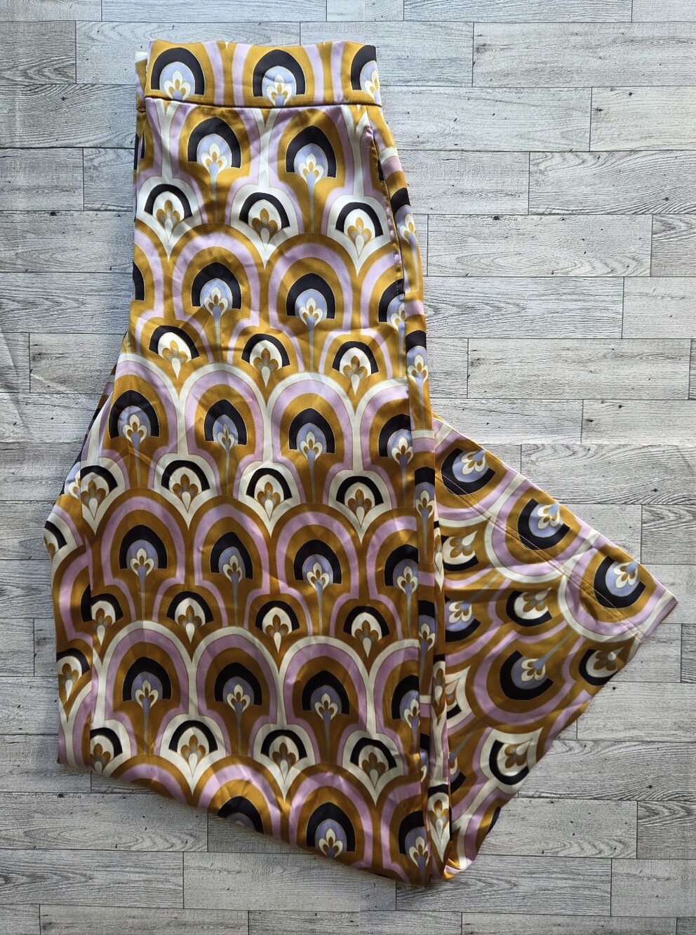 House Of Harlow 1960 Retro Geometric Wide Leg Palazzo Pants